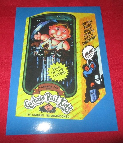 TOPPS WACKY PACKAGES LOST SERIES 1 ALTERNATE PUZZLE GARBAGE PAIL KIDS UNCUT - 第 1/2 張圖片