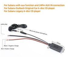 For Subaru Outback Legacy 6-disc CD player Bluetooth AUX Adapter Audio Hand Free