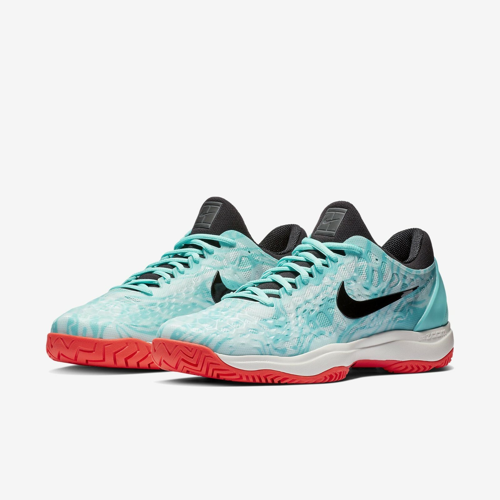 teal tennis shoes