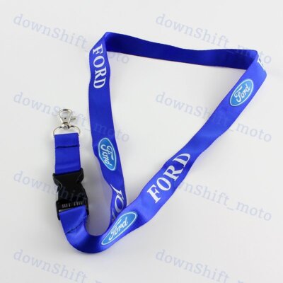 Blue Lanyard For Ford Neck Strap Quick Release Keychain Neck Strap New