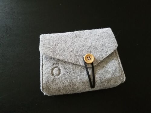 doTERRA Softshell Carrying Case Essential Oils Roller Bottles Gray Felt