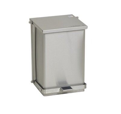 Detecto C-24 Stainless Steel 24 Qt Step-On Can
