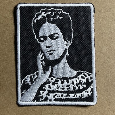 Frida Kahlo Iron On, Embroidered  Patch. Parche De Frida Bordado Para Planchar