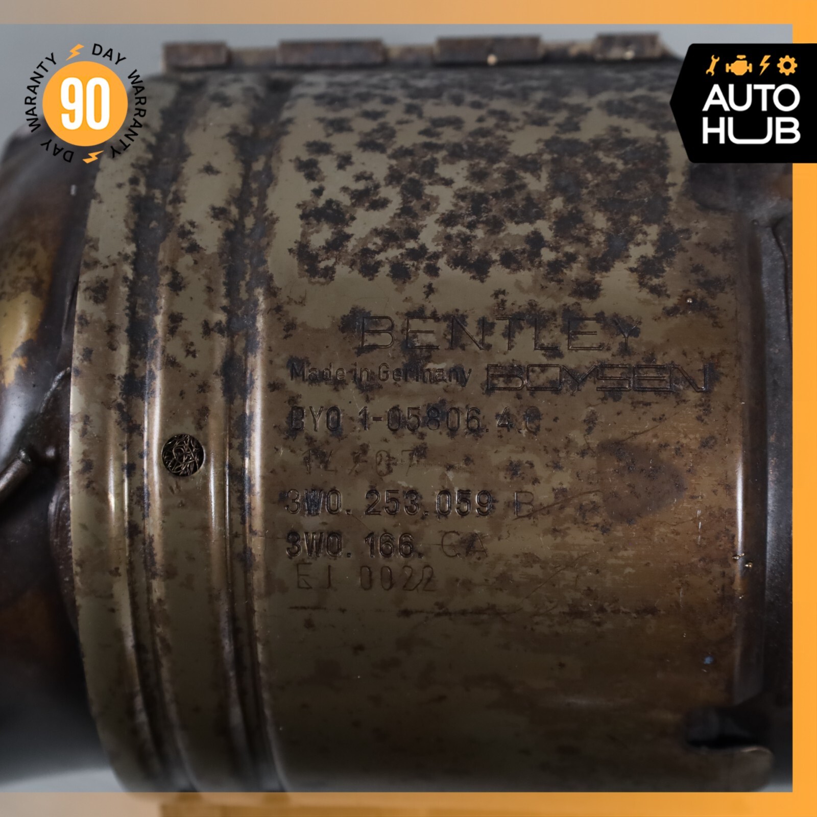 03-13 Bentley Continental GTC GT Exhaust Downpipe Left & Right Side Set OEM 60k