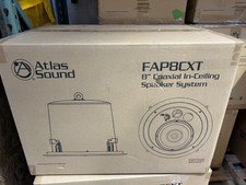 Atlas Sound Fap8cxt 8" Coaxial In-ceiling Speaker Nib