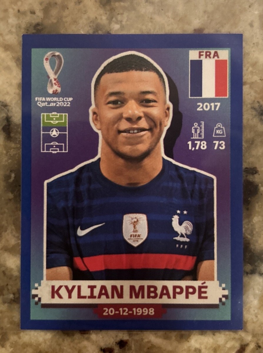 PANINI World Cup Qatar 2022 Kylian Mbappe FRA19 France Blue