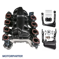 Intake Manifold W/Thermostat Gaskets For Ford Lincoln Town Car Mercury V8 4.6L