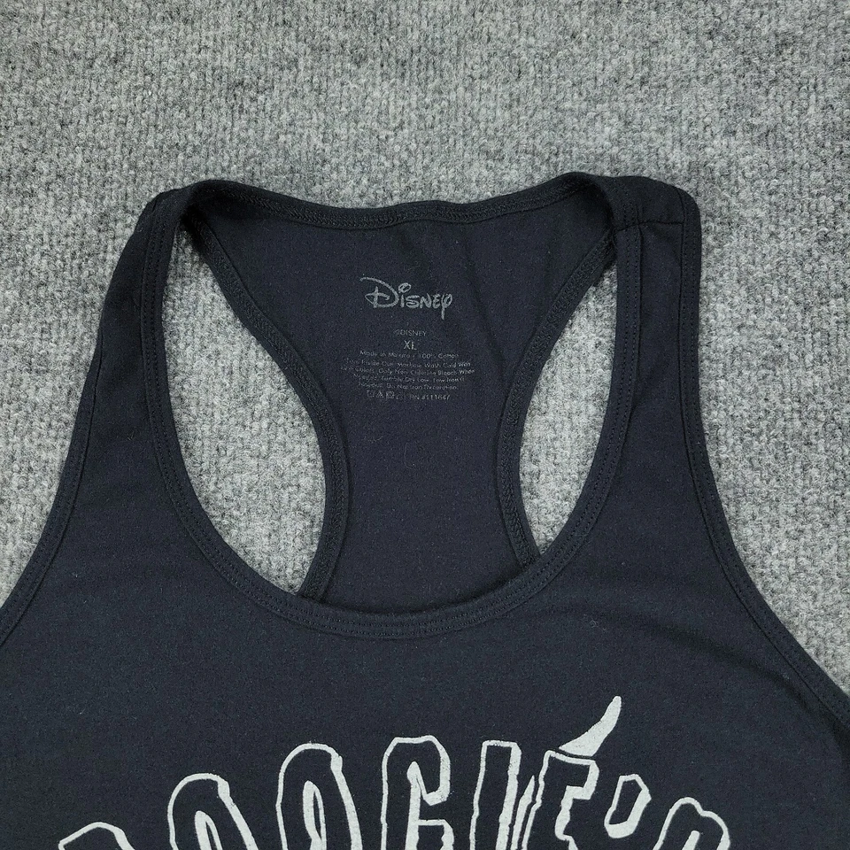Disney Tank Top Shirt Girl's XL Black The Nightmare Before Christmas Sleeveless - Image 3 of 4