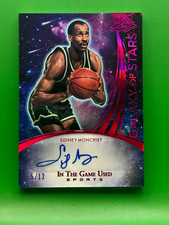 2024 Leaf In the Game Used - Sidney Moncrief - Galaxy of Stars Pink Auto /12