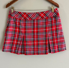 Abercrombie Fitch Plaid Pleated Mini Skirt 4 Tartan Schoolgirl Y2K Grunge