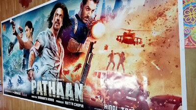 Pathaan Shah Rukh Khan Srk DeEPika 2023 Orig Promo 6 Six Sheet POSTer ...
