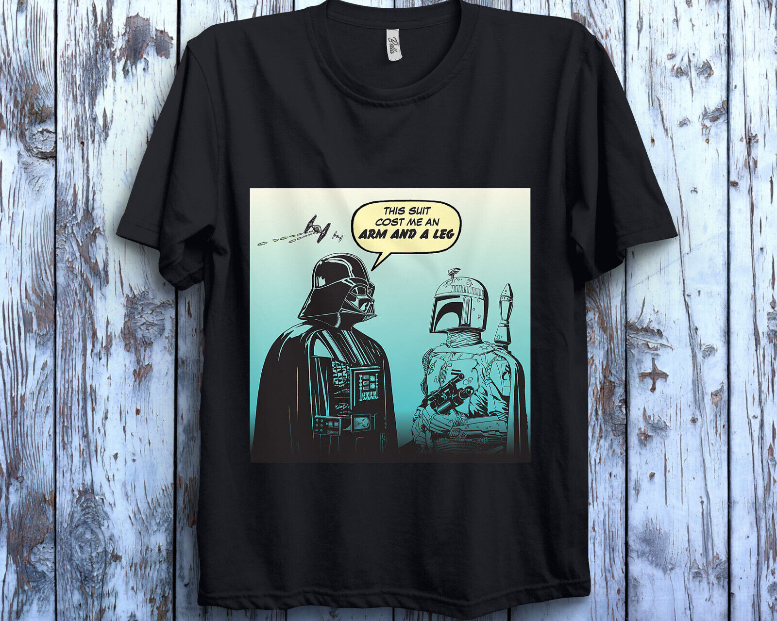Star Wars Funny Darth Vader and Boba Fett Comic Unisex Adult T-shirt Kid Tee  | eBay