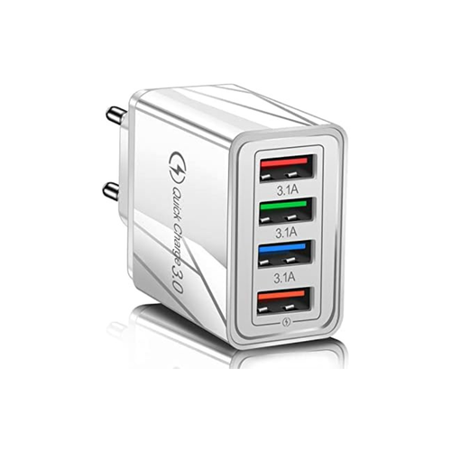 48W Universal Schnellladegerät Netzteil Ladekabel Adapter Stecker 4USB Port 3.1A - 第 12/12 張圖片