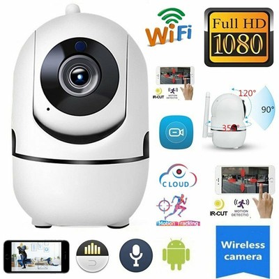 1080P Wifi Wireless Security IP Camera P2P Monitor PTZ 2-Way-Audio Night