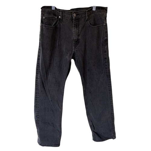 Levi's 559 Relaxed Straight Fit Jeans Mens 36 X 30 Black Denim Vintage