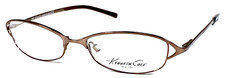 KENNETH COLE NEW YORK KC547 J78 NOS Italy Brown Eyeglasses Frame 52-16-135