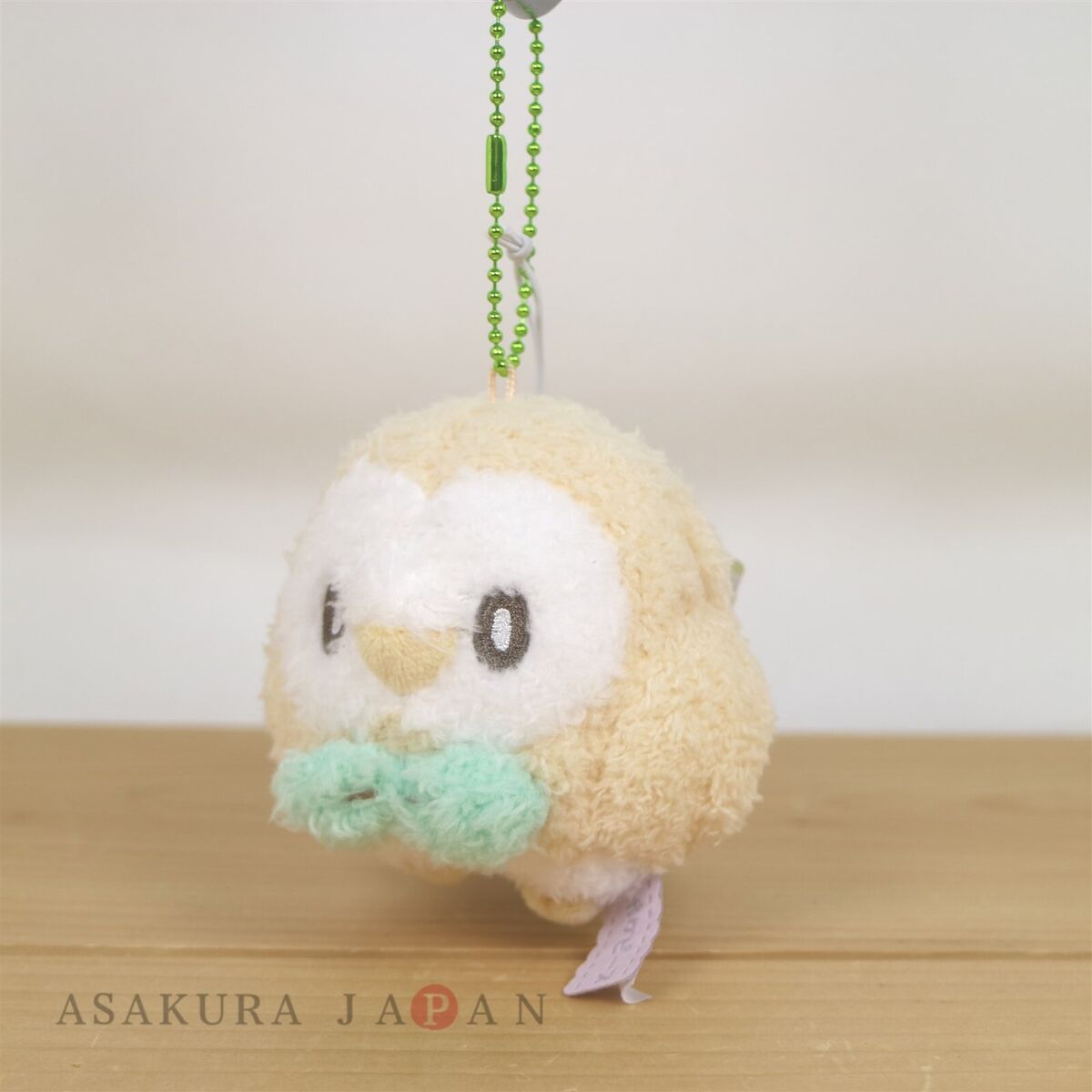 Licensed Rowlet Pokemon Plush Toys Soft Doll Key Chain Ring