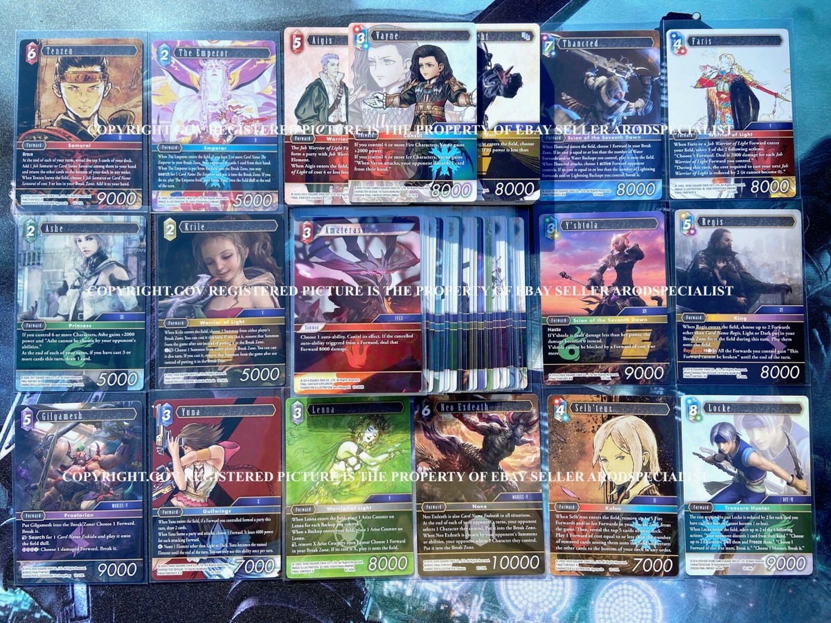 FINAL FANTASY TCG OPUS XII 12 CRYSTAL AWAKENING COMPLETE NON FINAL FANTASY TCG OPUS XII 12 CRYSTAL AWAKENING COMPLETE NON