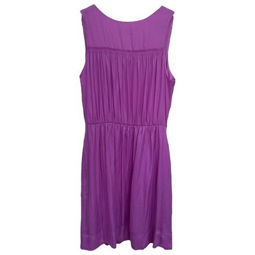 NEW Banana Republic Magenta Shirred Goddess Dress Spring Summer Fairy Garden 10 - Picture 5 of 11