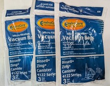 Envirocare Bissell Zing Bags For Model 4122, 2154,1668 Series Part #2138425 820