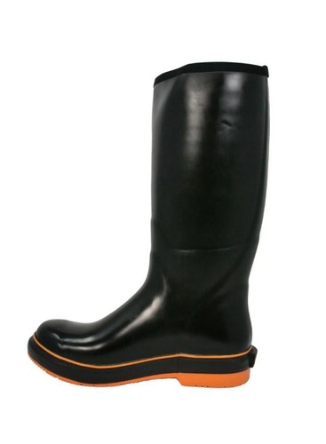 DRYSHOD Mens Size 12 Seamonster Black/Orange Premium Fishing Boot (SEA-MH-BK) - Picture 4 of 9