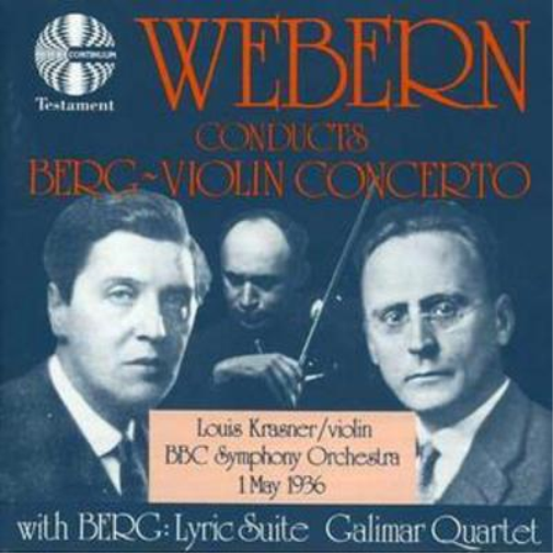 Alban Berg Webern Conducts Berg - Violin Concerto (Krasner) (CD) Album