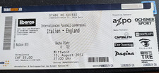 Ticket Italien - England  15.08.2012