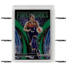 2022 Panini Prizm WNBA - Fireworks Diana Taurasi #1 Green Prizm SP