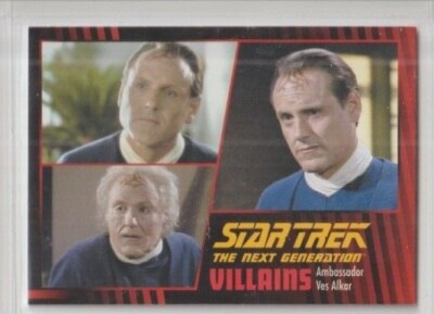 Star Trek Heroes & Villains The Next Generation Trading Card #35 Ves Alkar