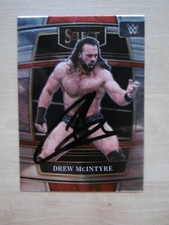 Drew McIntyre "Wrestling" Autograph Signed Trading Card Topps WWE 2022