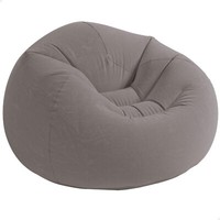 Intex Sessel Sitzsack Sitzkissen Aufblasbar Grau 107X104X69Cm Luftsessel Sitz