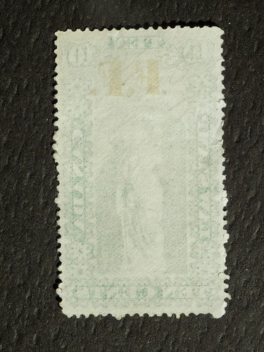 (1) CANADIAN 1877 used MANITOBA LAW BILL stamp-BAREFOOT & HALL # 46 - Picture 2 of 2