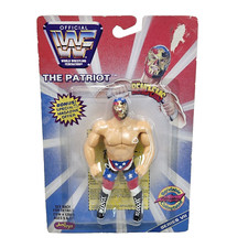 VINTAGE 1997 WF WORLD WRESTLING FEDERATION BEND-EMS THE PATRIOT NEW SEALED