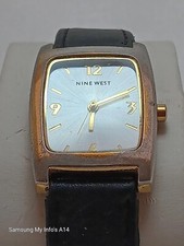 Nine West 9W/1699 Quartz Analog Ladies Watch.new Battery.