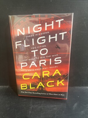 SIGNED 1st/1st Night Flight to Paris Cara Black Kate Rees HC Mylar DJ 2023 WWII