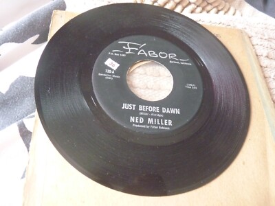 Ned Miller US USA 7'' Just Before Dawn plays GOOD+/VG Lights In The Street C&W