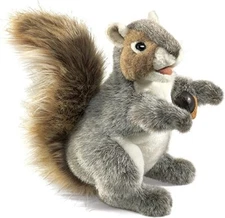 Folkmanis Gray Squirrel Hand Puppet