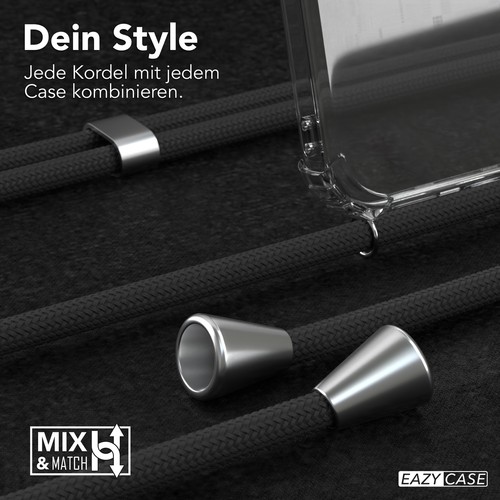 EAZY CASE do Xiaomi Redmi 9 Etui z opaską Łańcuszek na telefon komórkowy Silikonowe etui ochronne Cover - Zdjęcie 4 z 26