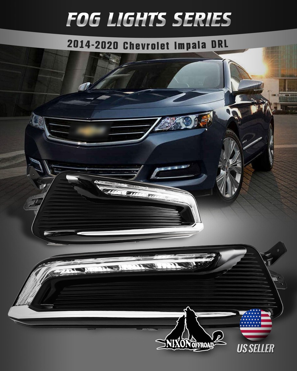 Fog Light Wiring Harness LED DRL Fog Light Kit For 2014-2020 Chevrolet Impala - Direct Replacement, DOT/SAE Replacement Fog Lights 22931247 22931248 - Foto 13