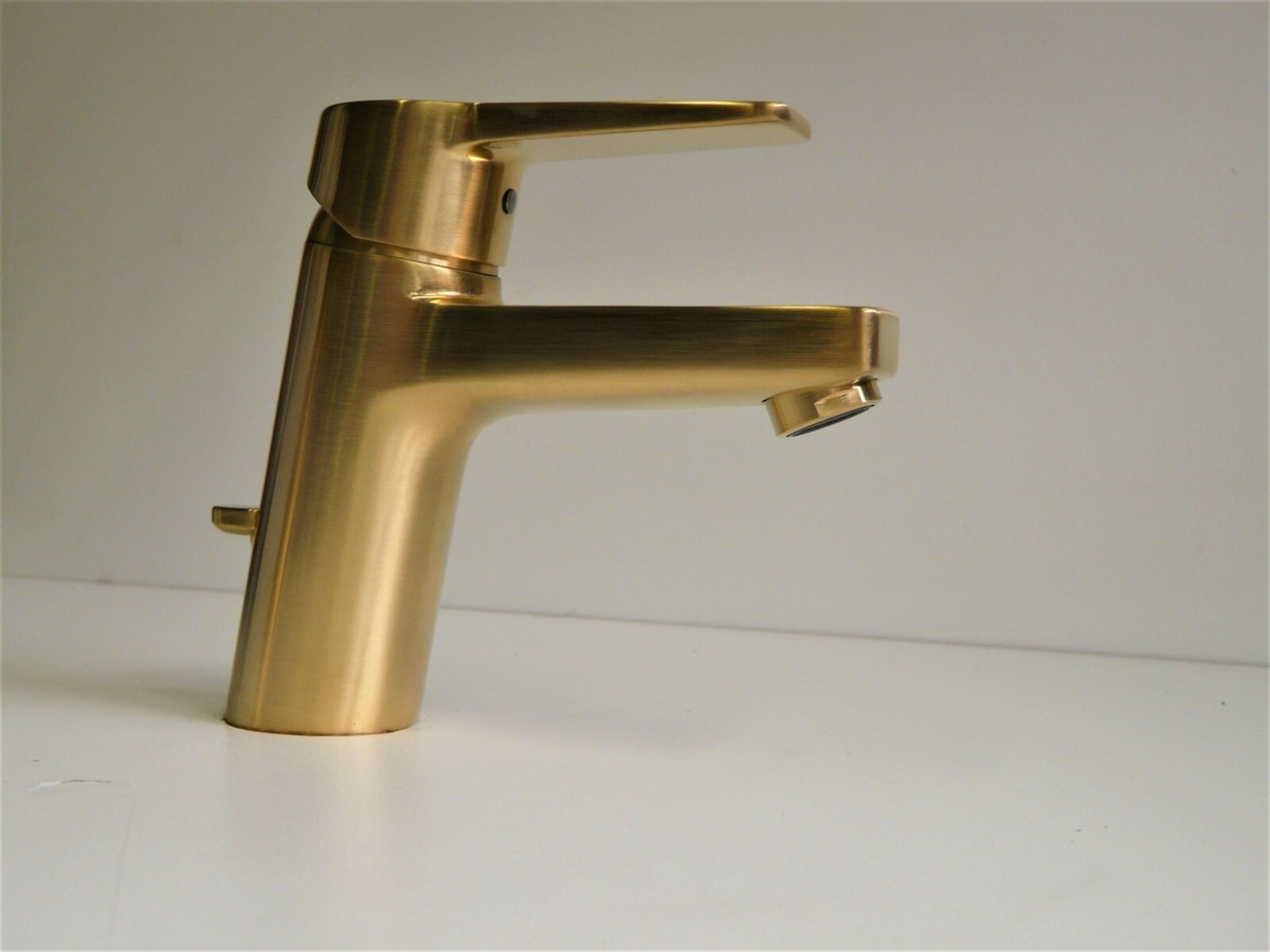 Waschtischarmatur Hansa Twist Gold-Matt, Einhebelmischer 