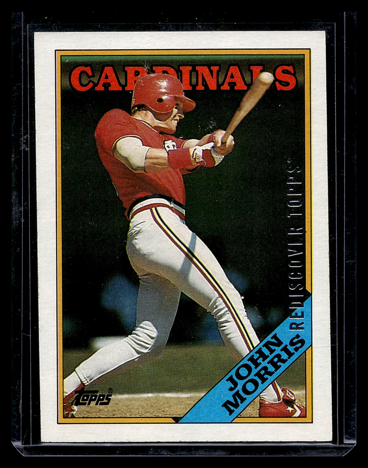 2017 TOPPS REDISCOVER TOPPS BUYBACKS SILVER JOHN MORRIS 1988 TOPPS #536 STAMPED