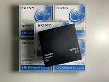 SONY LTO6 Tape LTX2500G (20 PACK) 6.25TB Storage Data Tape Cartridge - New
