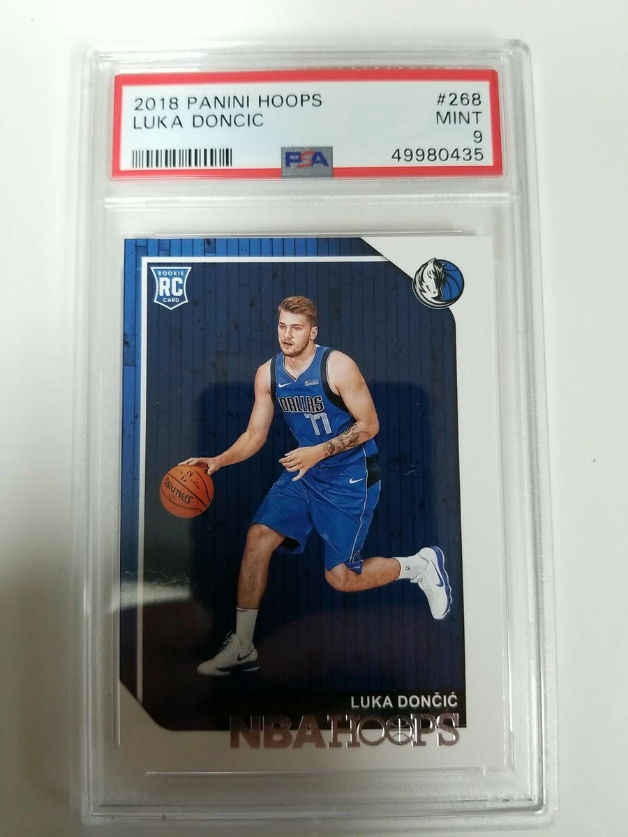2018 Panini NBA Hoops #268 Luka Doncic RC Rookie PSA 9 MINT | eBay