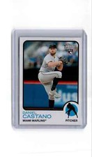 2022 Topps Heritage High Number Daniel Castano Rookie Miami Marlins #702