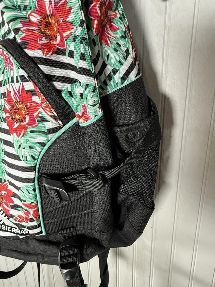 High Sierra Loop 背包 女孩 热带条纹 学校 旅行 工作 书包 — 第 2/4 张图片