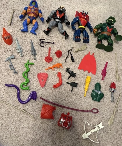 Vintage He-Man MOTU Lot Of 29 Accessories & Some Figures #2 See Pics!