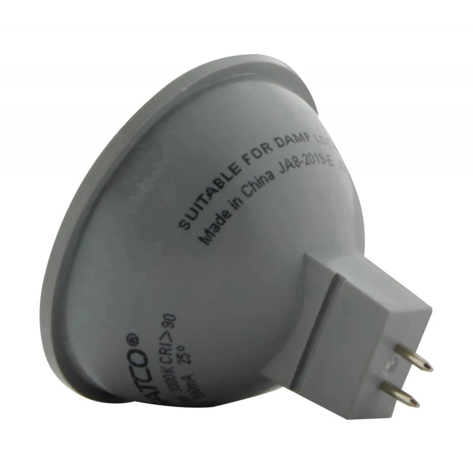 6 Watt - MR16 LED - 2700K - GU5.3 base - 40 deg. Beam Angle - 24 Volt - 48-Pack - Image 3 of 4