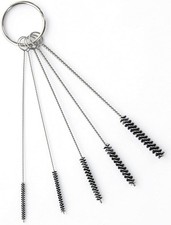 Tube Cleaning Brush Set, Small, Extra Long Nylon St Brushes with