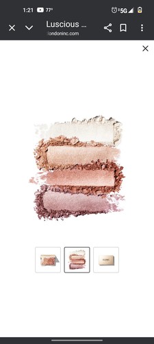 Iconic London Luscious Glow tavolozza evidenziante al forno 0,35 oz/10 g - Foto 2 di 4
