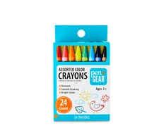 Pen+Gear Crayons, Assorted Colors, 24 Count